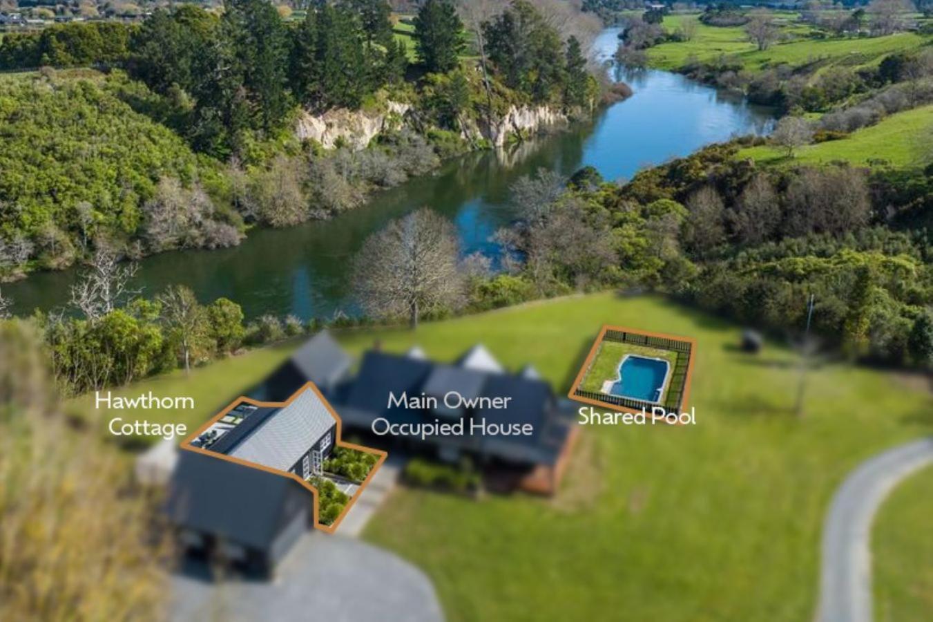Hawthorn Cottage Tamahere 外观 照片
